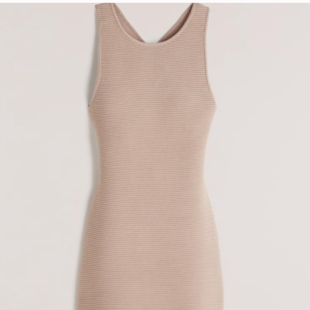 Abercrombie scuba cross back elevated mini dress